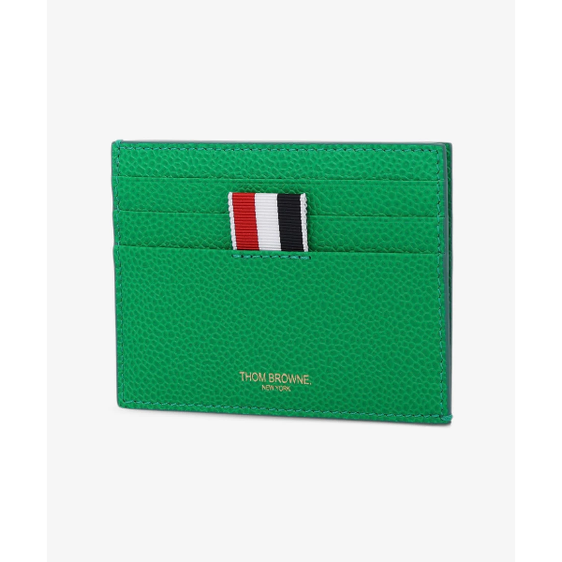 톰 브라운 페블 그레인 노트 컴파트먼트 카드 홀더 그린 MAW031L00198350