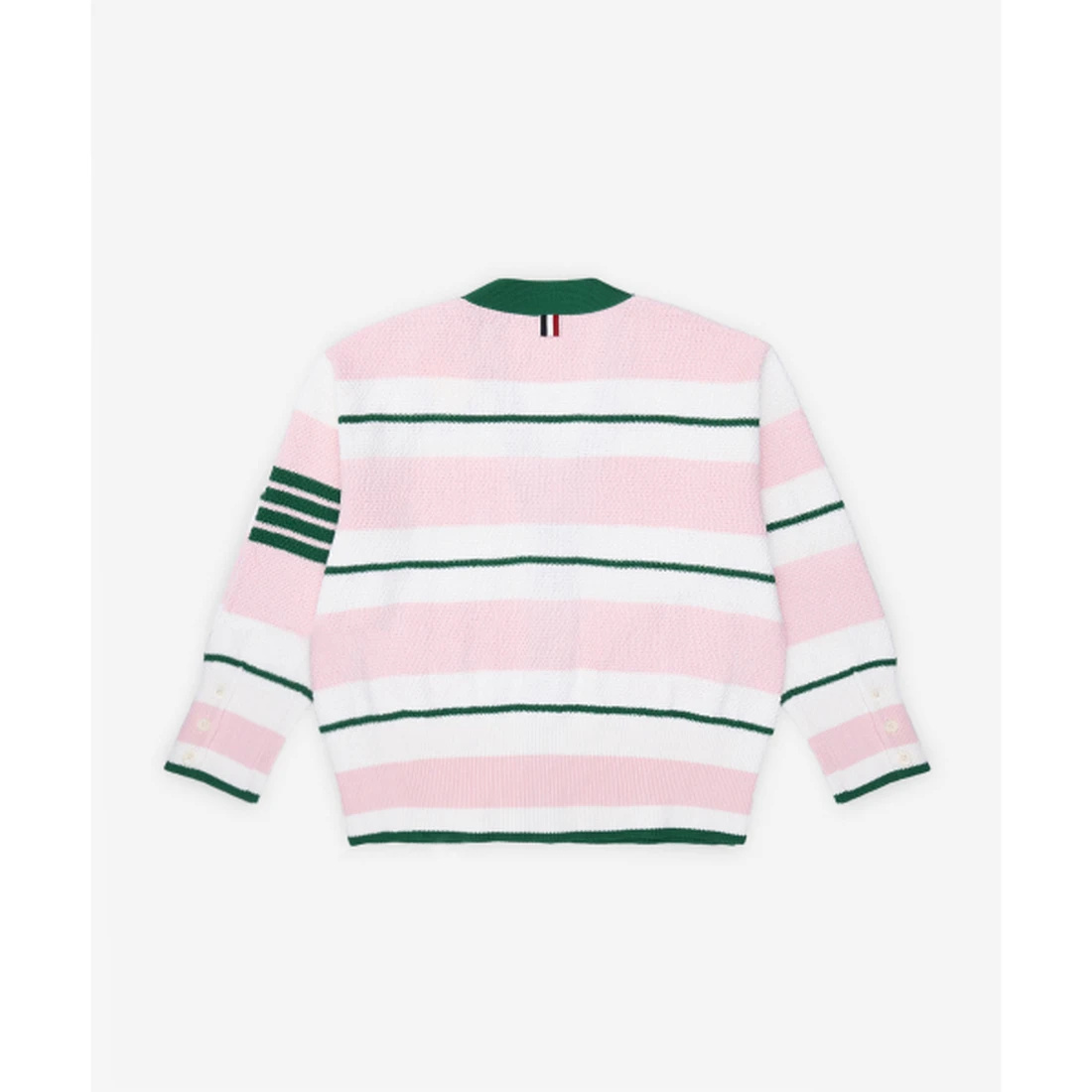 톰 브라운 시드 스티치 4-바 가디건 라이트 핑크 MKC641AY3016642