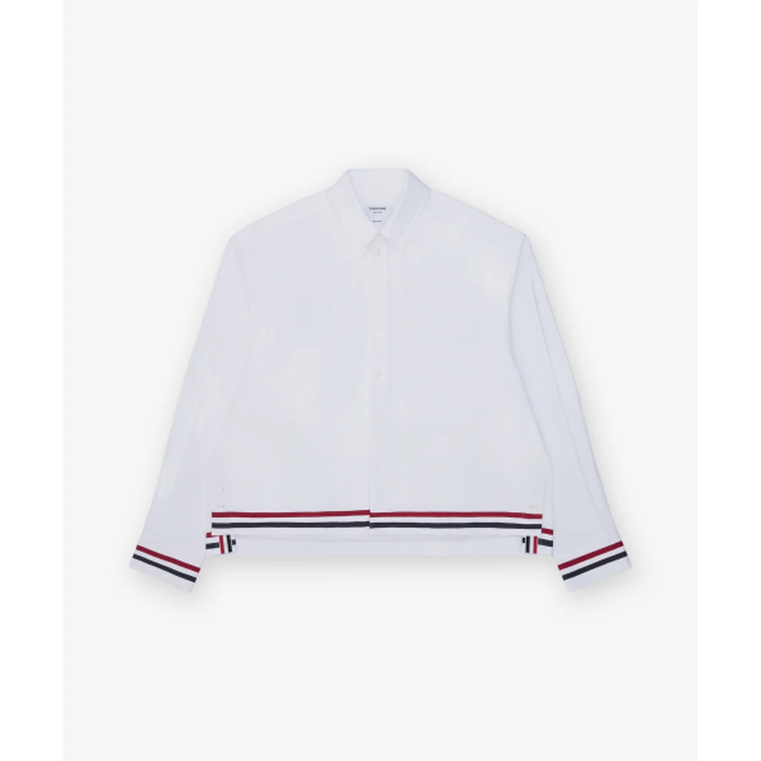 톰 브라운 RWB 럭비 옥스포드 셔츠 화이트 MWL434CF0313100