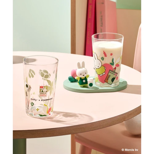 스타벅스 포에버 미피 글라스 세트 2P 207ml
