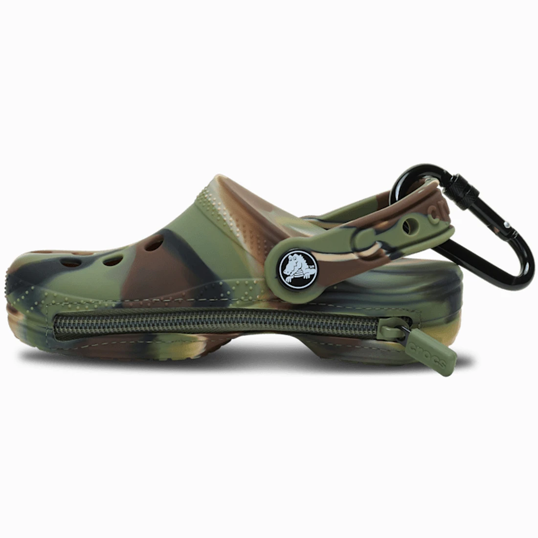 크록스 클래식 마블 클로그 파우치 백 참 아미 그린 / 멀티 213226-3TC