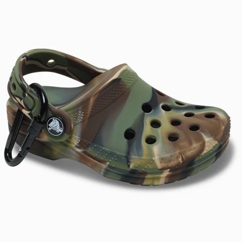 크록스 클래식 마블 클로그 파우치 백 참 아미 그린 / 멀티