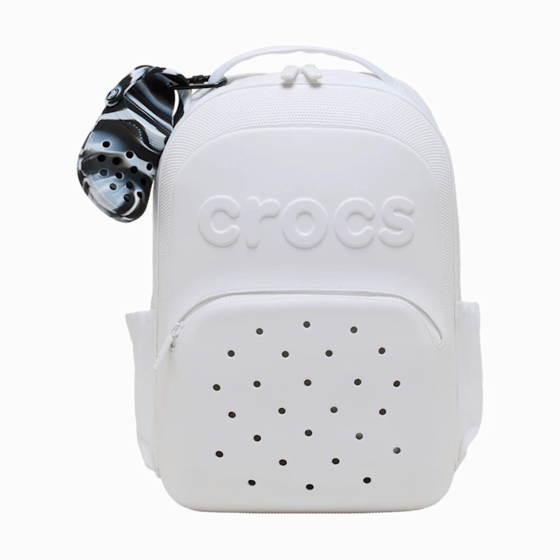 크록스 클래식 마블 클로그 파우치 백 참 화이트/블랙 213226-103