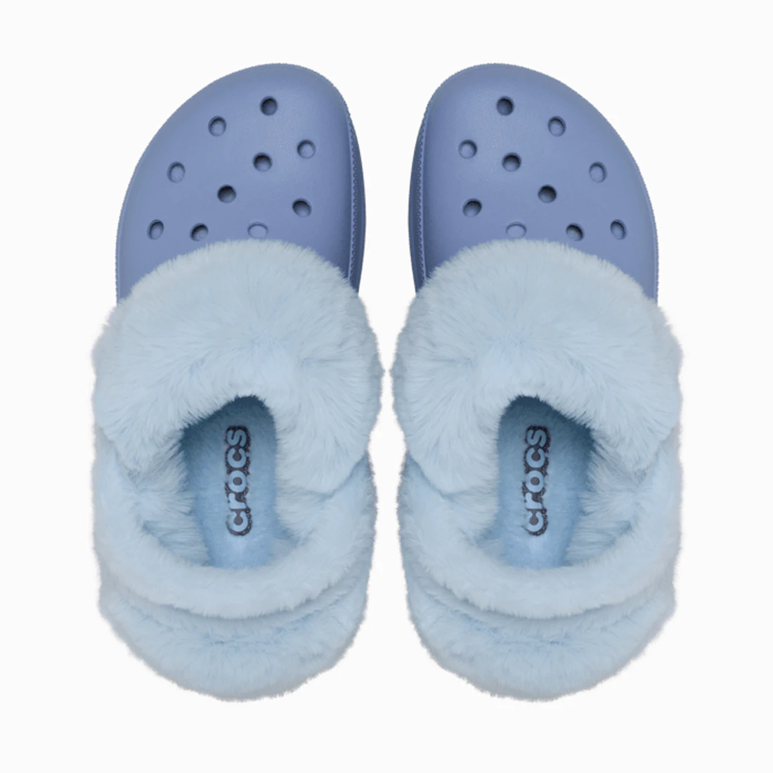 크록스 베이 라인드 클로그 블루 헤이즈 211753-453