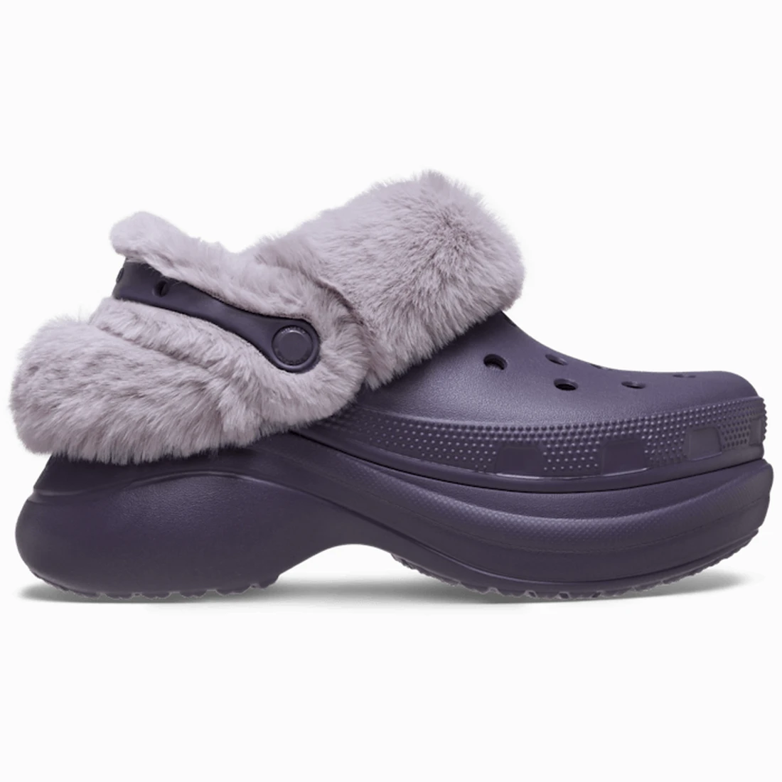 크록스 베이 라인드 클로그 나이트셰이드 211753-5CI