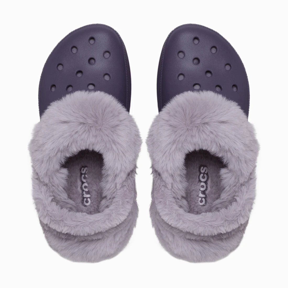 크록스 베이 라인드 클로그 나이트셰이드 211753-5CI