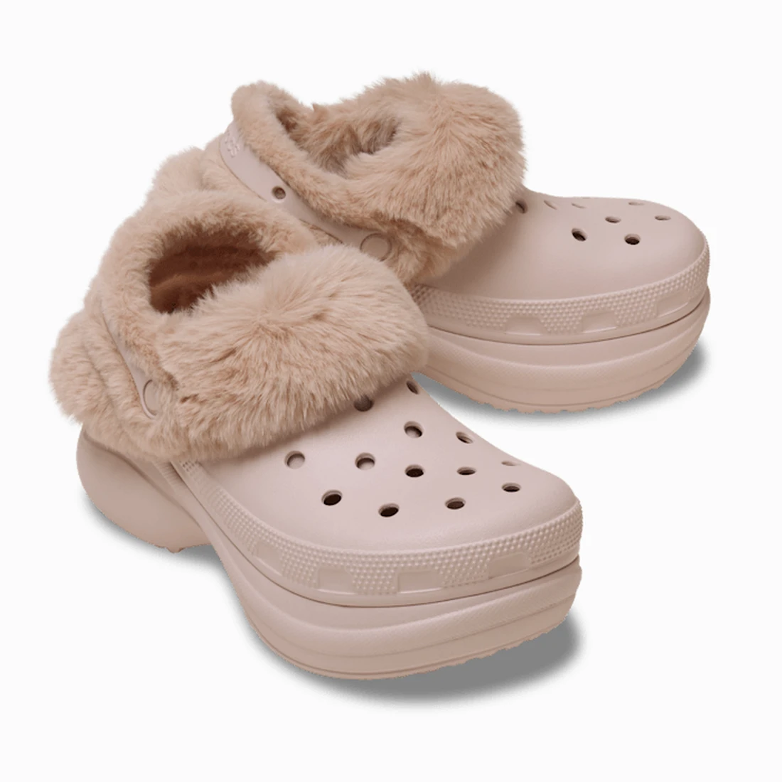 크록스 베이 라인드 클로그 쿼츠 211753-6UR