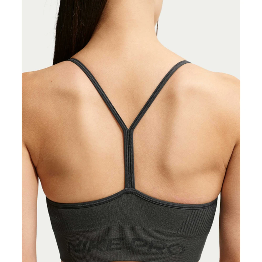 나이키 프로 심리스 라이트 서포트 패드 스포츠 브라 W 다크 스모크 그레이 IB9844-070