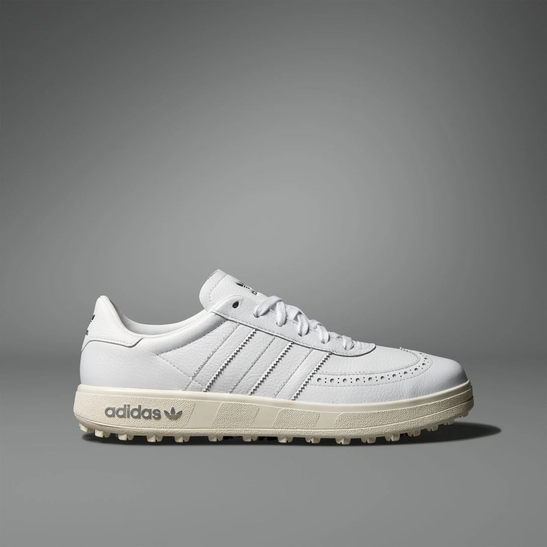 아디다스 코스컵 스파이크리스 골프 슈즈 클라우드 화이트 아이언 메탈릭 IH2264