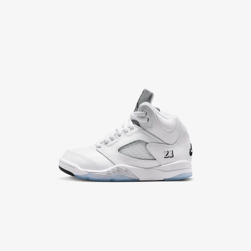 나이키 조던 5 레트로 OG '화이트 메탈릭' 리틀키즈 신발