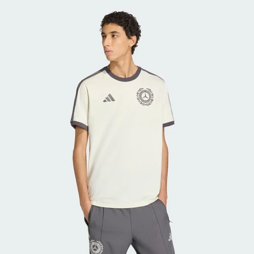 아디다스 x 메르세데스 AMG 페트로나스 F1 팀 실버 애로우 아이콘 티셔츠 오프 화이트 그래닛 - KR 사이즈 (논 마킹 버전)