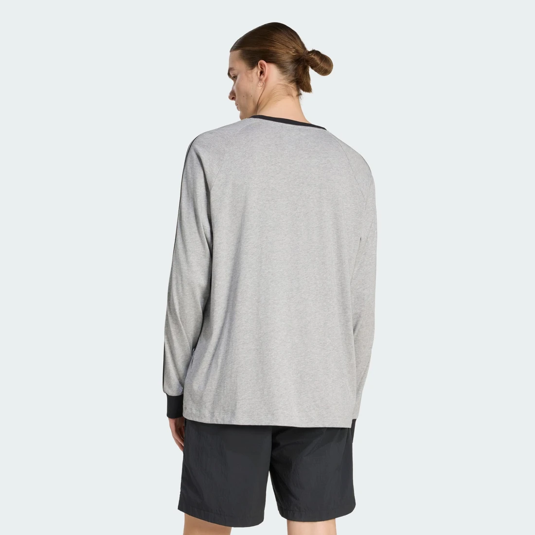 아디다스 오리지널스 캘리 티셔츠 미디움 그레이 헤더 - KR 사이즈 KV4703