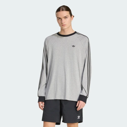 아디다스 오리지널스 캘리 티셔츠 미디움 그레이 헤더 - KR 사이즈