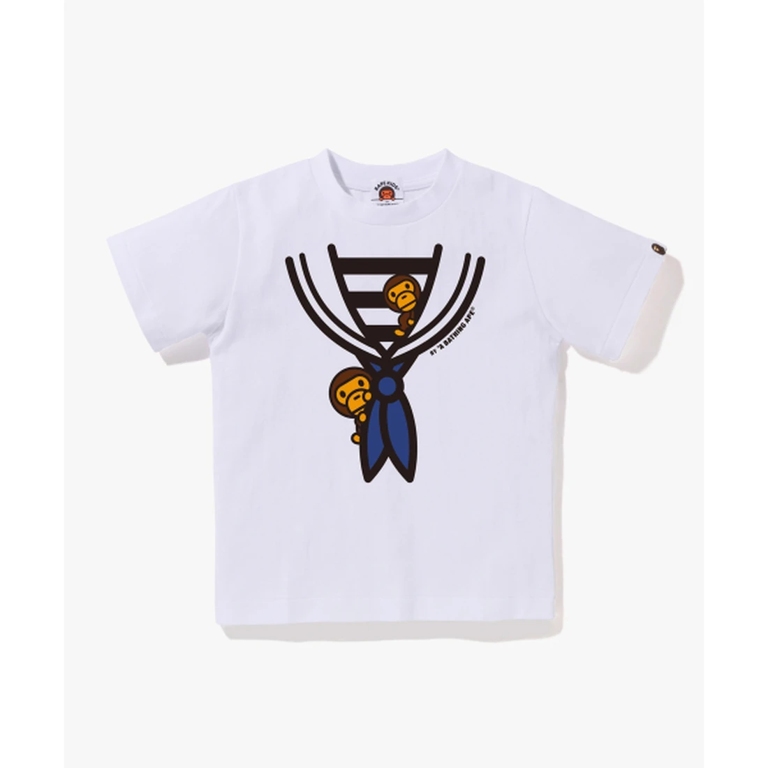 베이프 마일로 페이크 마린 티셔츠(KIDS) WHITE 002TEM303019KWHT