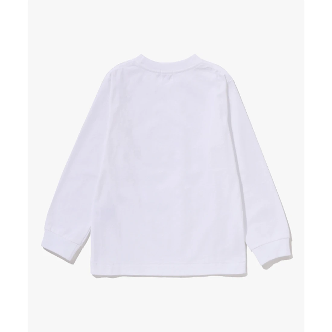 베이프 베이비 마일로 롱슬리브 티셔츠(KIDS) WHITE 002LTM303011KWHT