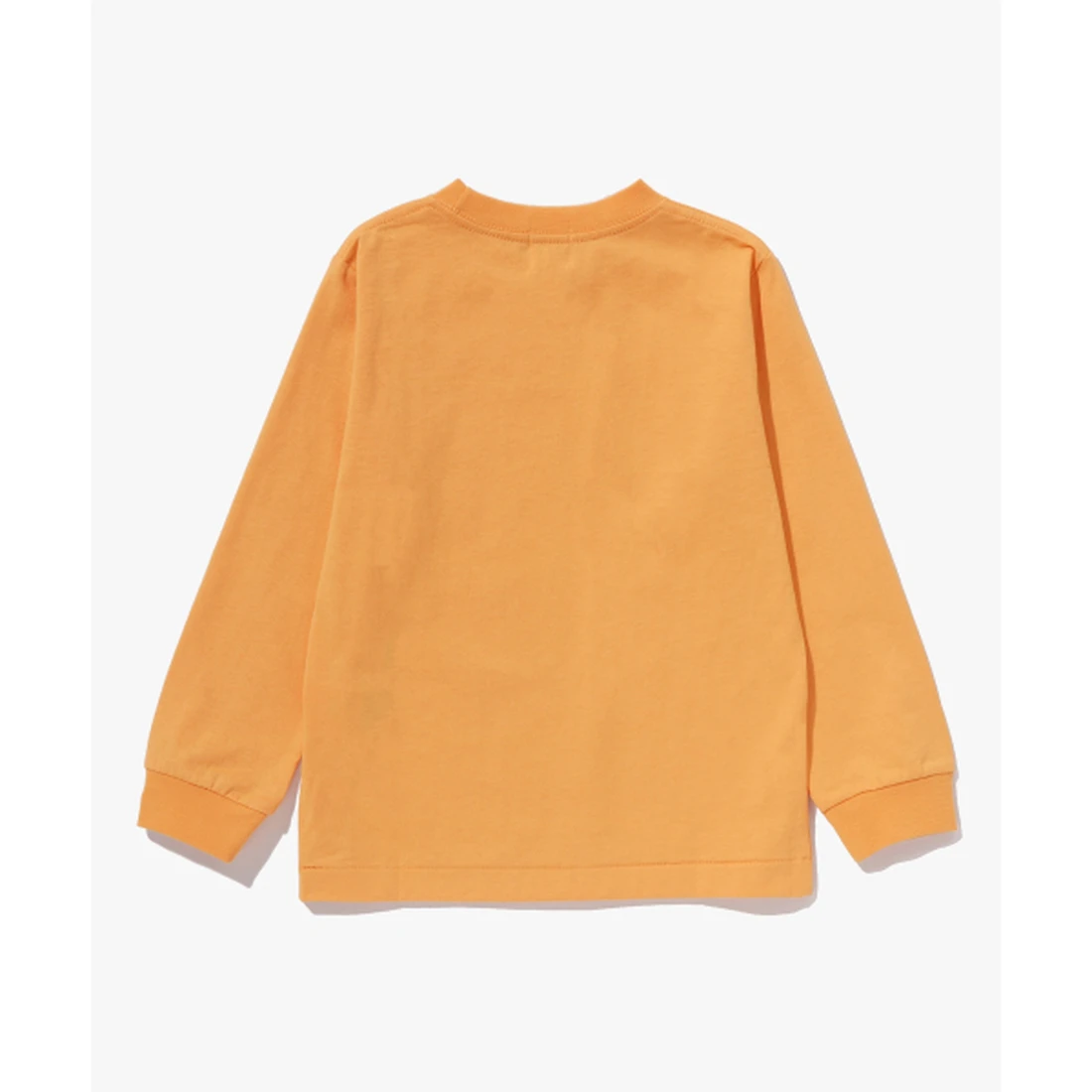 베이프 베이비 마일로 롱슬리브 티셔츠(KIDS) ORANGE 002LTM303011KORG