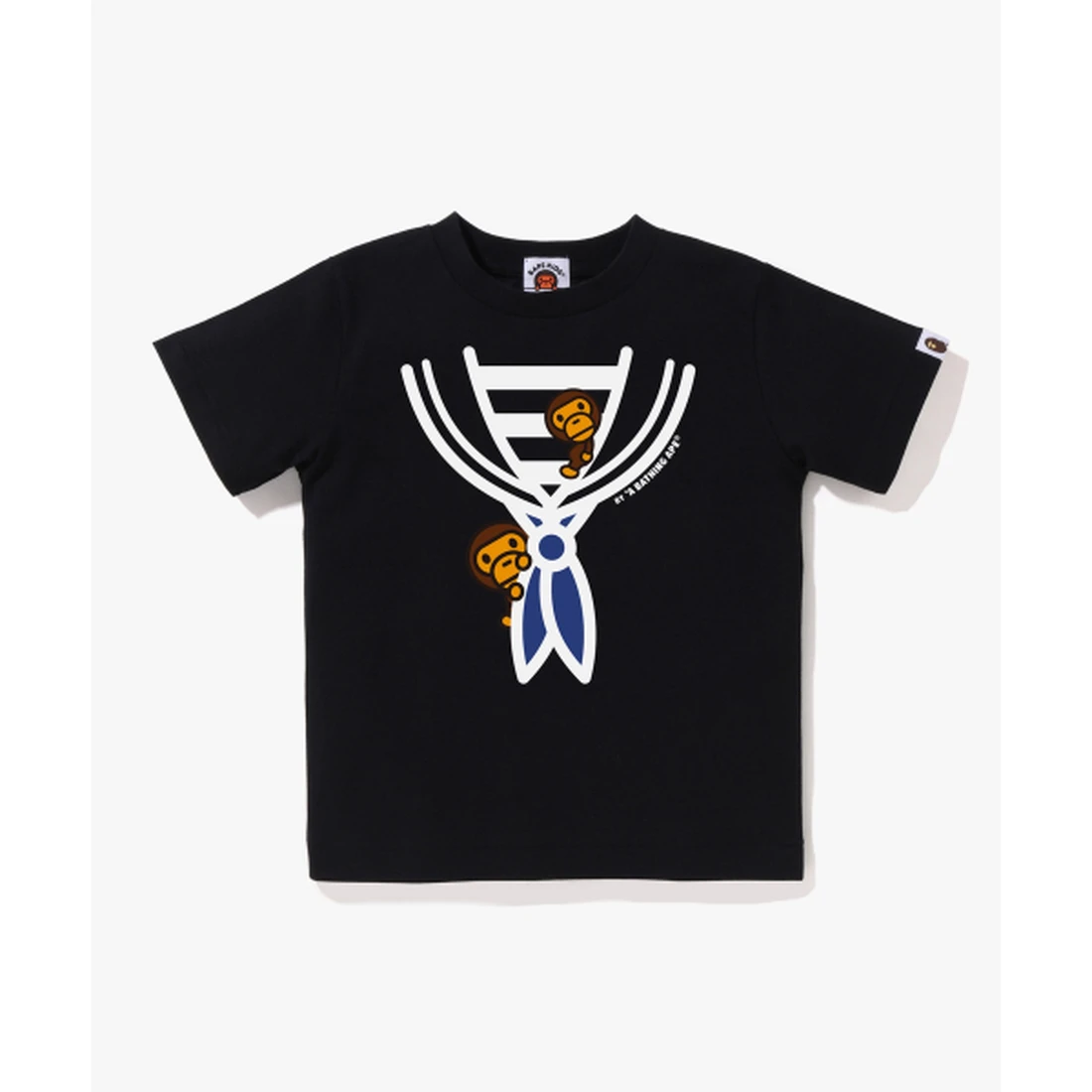 베이프 마일로 페이크 마린 티셔츠(KIDS) BLACK 002TEM303019KBLK