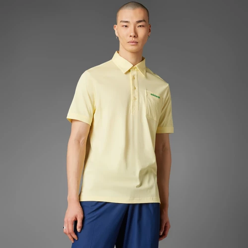 아디다스 오리지널스 아카이브 포켓 폴로 셔츠 올모스트 옐로우 - KR 사이즈