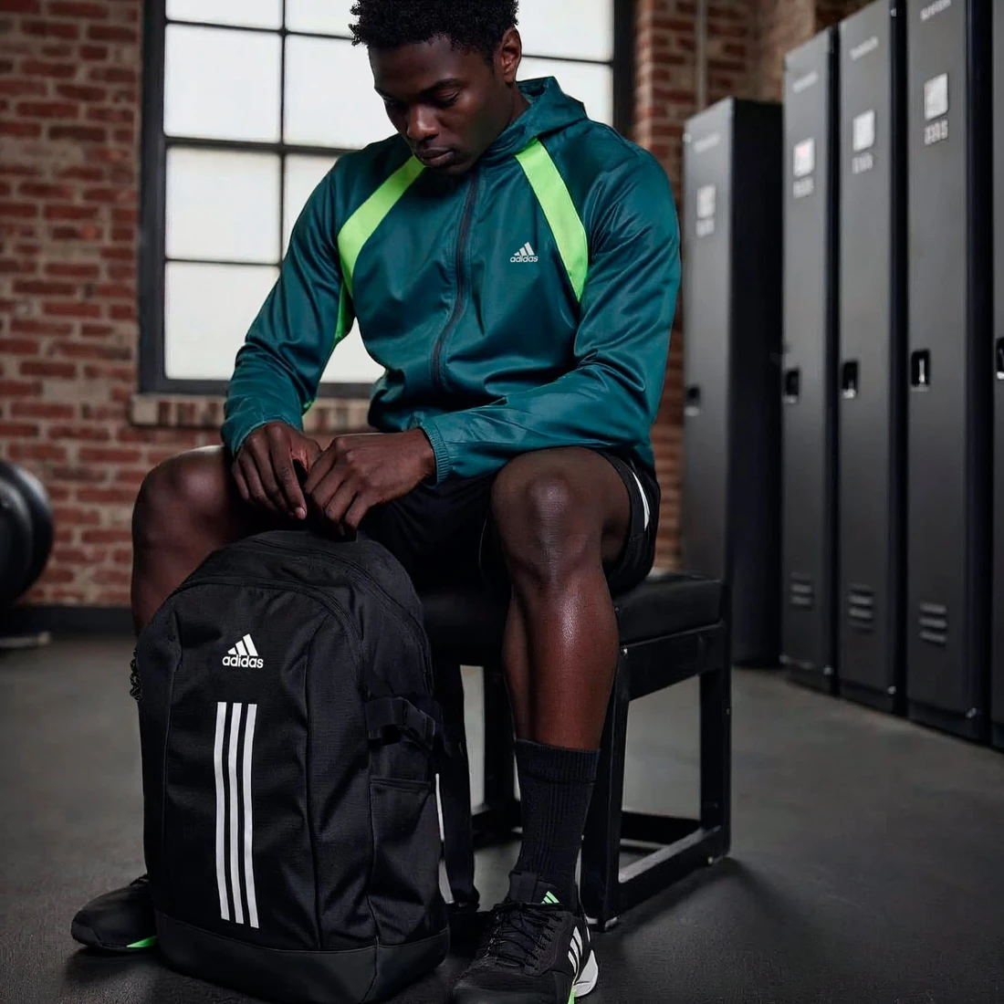 아디다스 파워 백팩 블랙 화이트 IP9774