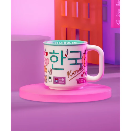 스타벅스 한글 데미 머그 89ml