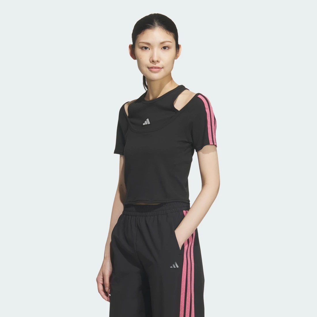 아디다스 댄스 투 레이어 넥 베이비 티 KS2890