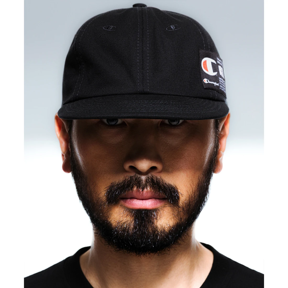 챔피온 X 다크룸 스튜디오 6패널 볼캡 블랙 CHPU261KCJP006BK