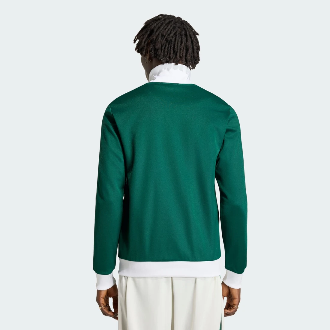 아디다스 클래식 트랙 탑 컬리지에이트 그린 화이트 - KR 사이즈 KE1666