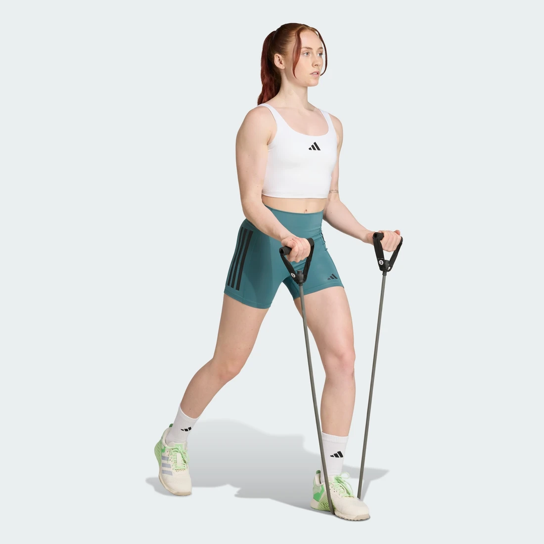 아디다스 파워 라이트 서포트 브라 탱크 탑 JZ6028