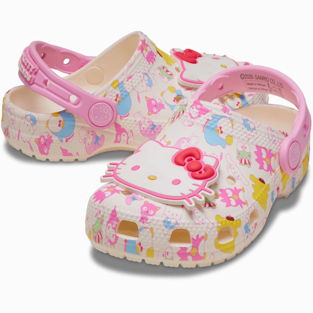 크록스 헬로키티 앤 프렌즈 파스텔 클래식 클로그 토들러 멀티 212686-90H