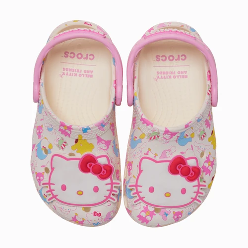 크록스 헬로키티 앤 프렌즈 파스텔 클래식 클로그 토들러 멀티
