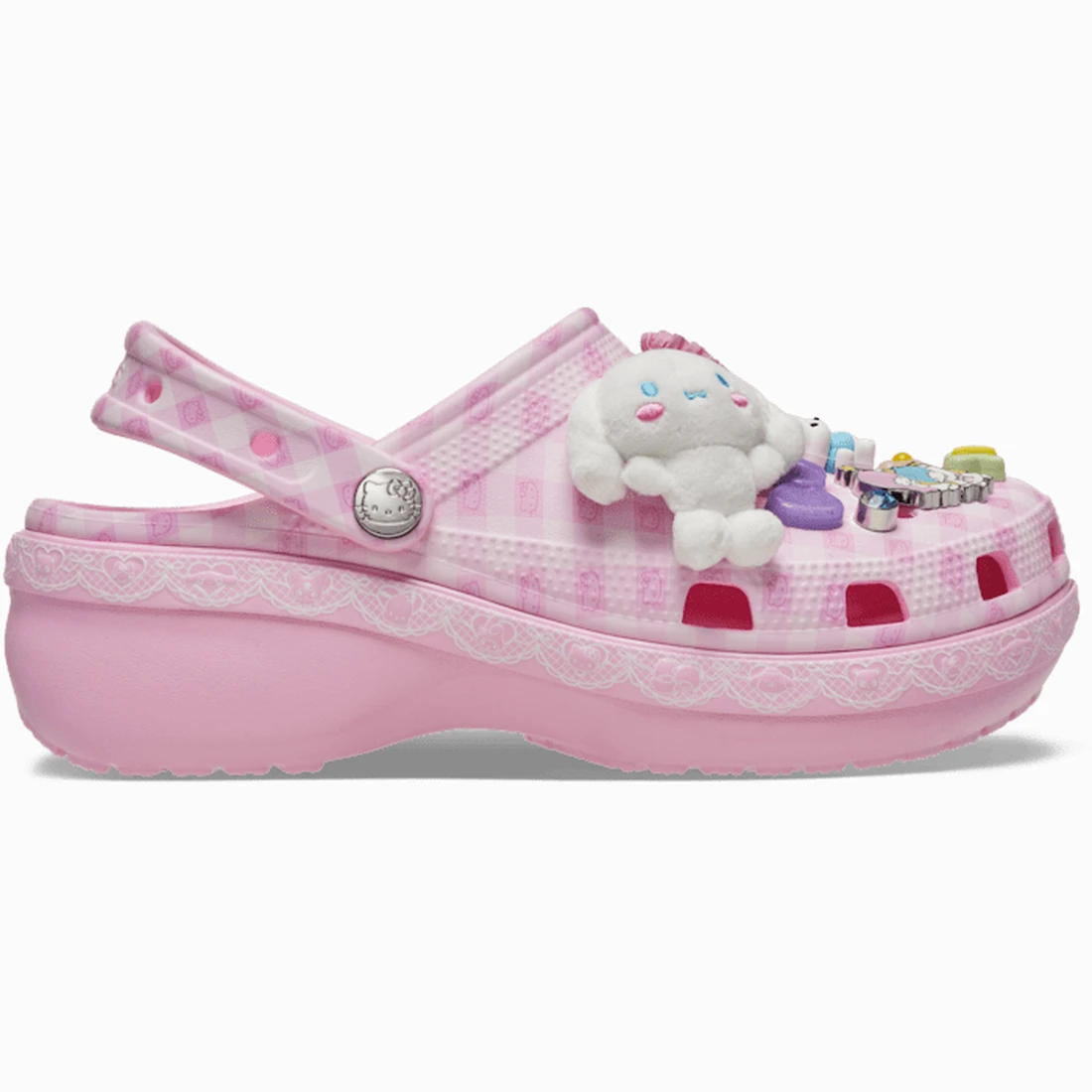 크록스 헬로키티 앤 프렌즈 클래식 플랫폼 클로그 멀티 212683-90H