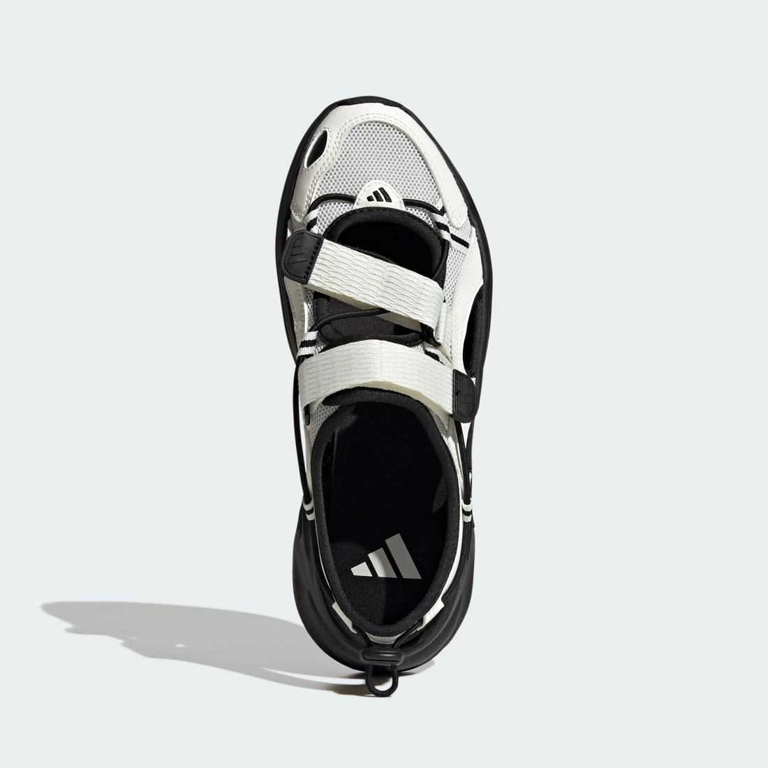 아디다스 오즈웨이브 샌들 코어 화이트 코어 블랙 우먼스 JS4584