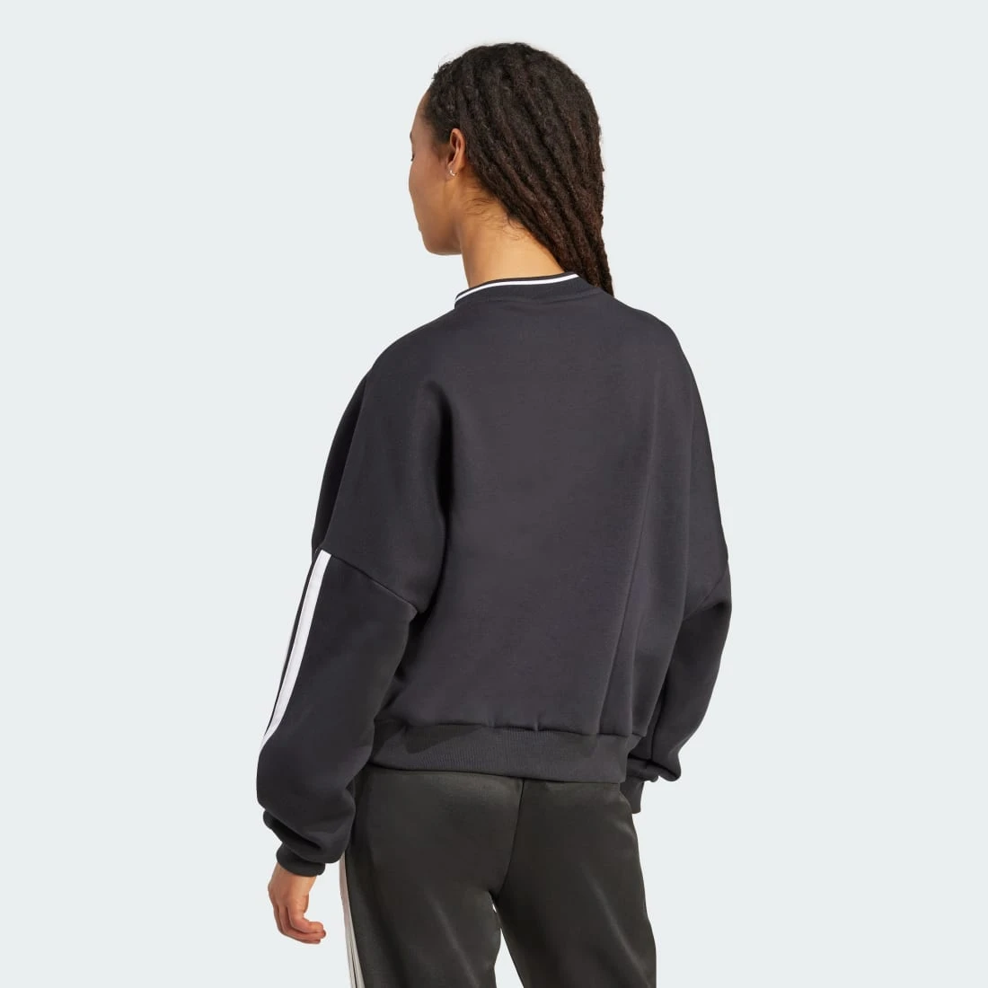 아디다스 티로 컷 3-스트라이프 플리스 스웨트셔츠 JN2673