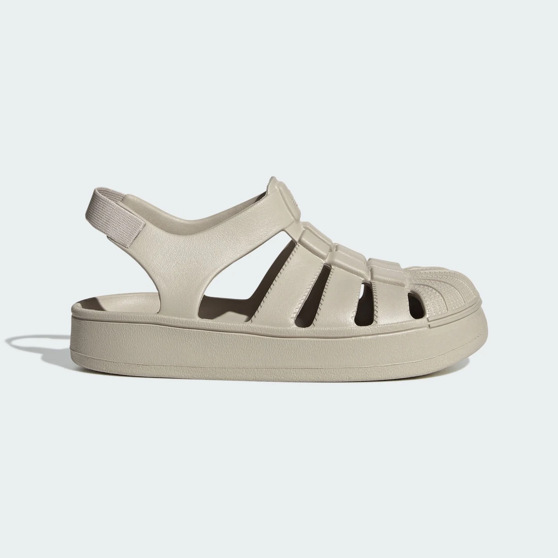 (C) 아디다스 오리지널스 슈퍼스타 샌들 베이지 IH3509