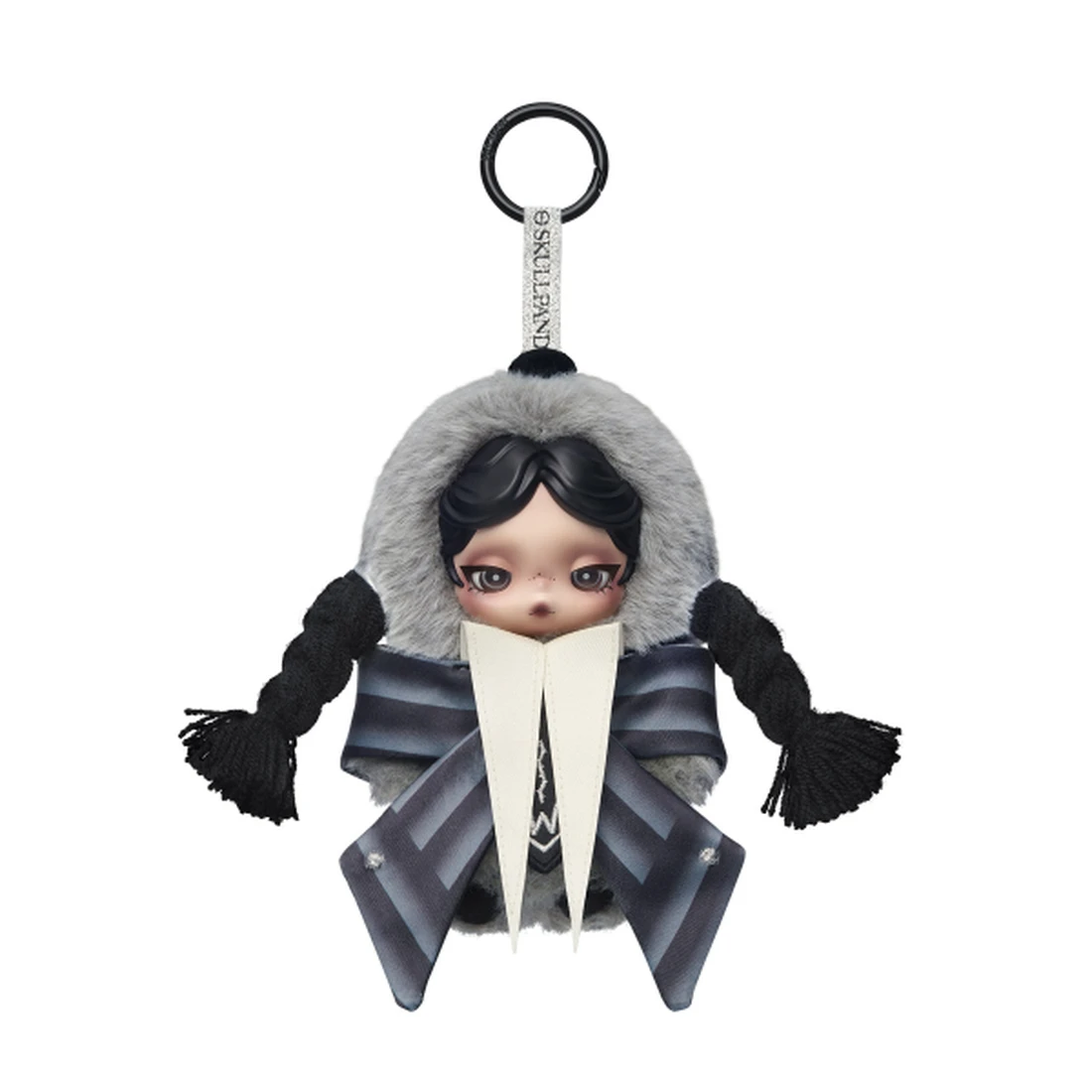 팝마트 스컬판다 X 웬즈데이 인형 키링 (네버모어 아카데미 유니폼 버전) 1250508013