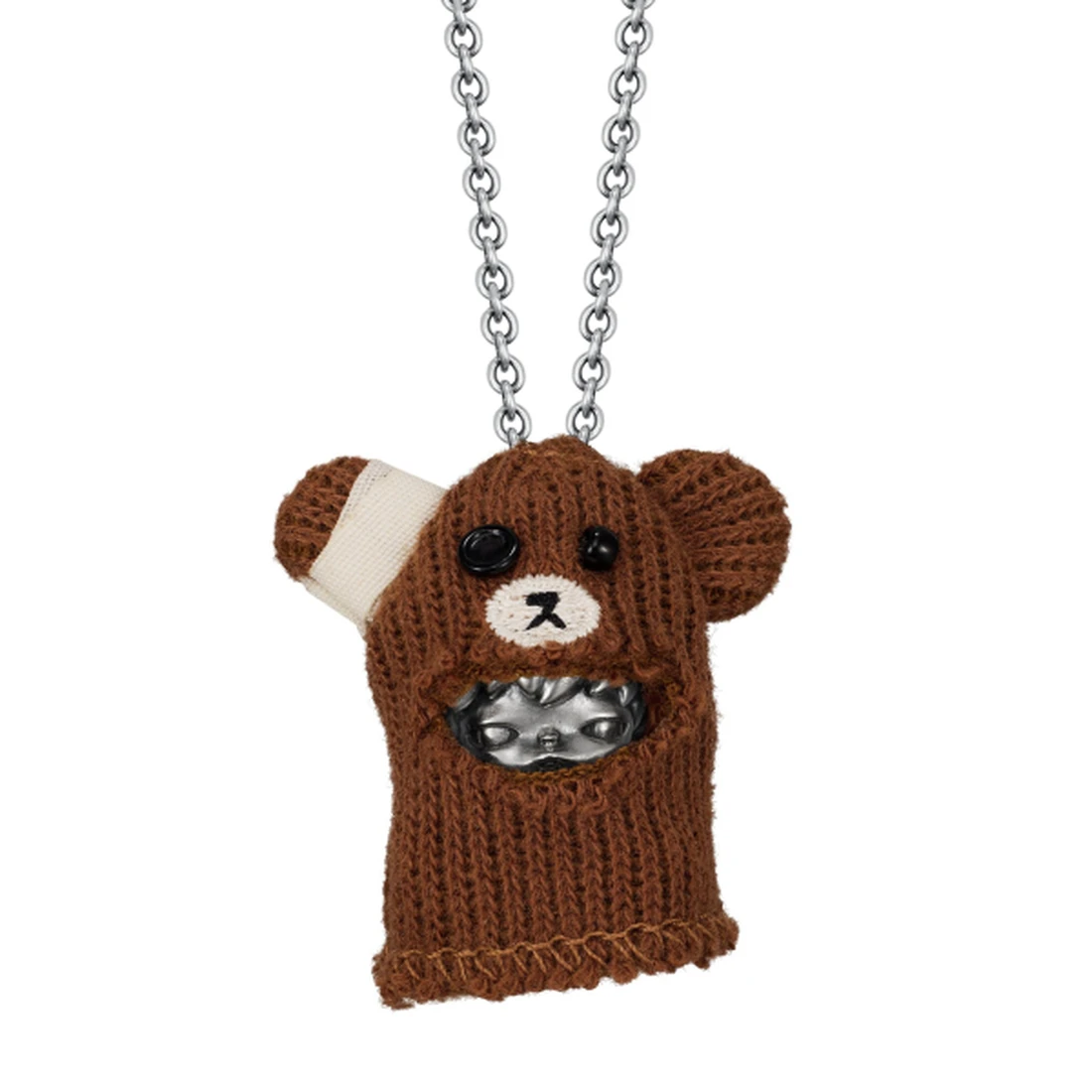 팝마트 히로노 시리즈 테디베어 펜던트 네크리스 PJN0139O