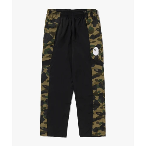 베이프 퍼스트 카모 릴렉스드 핏 트랙 팬츠 M GREEN