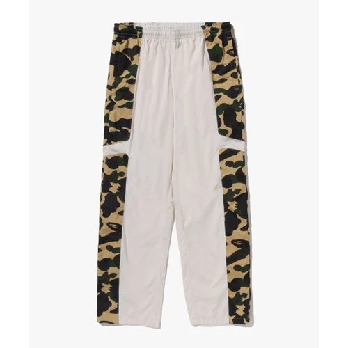 베이프 퍼스트 카모 릴렉스드 핏 트랙 팬츠 M YELLOW