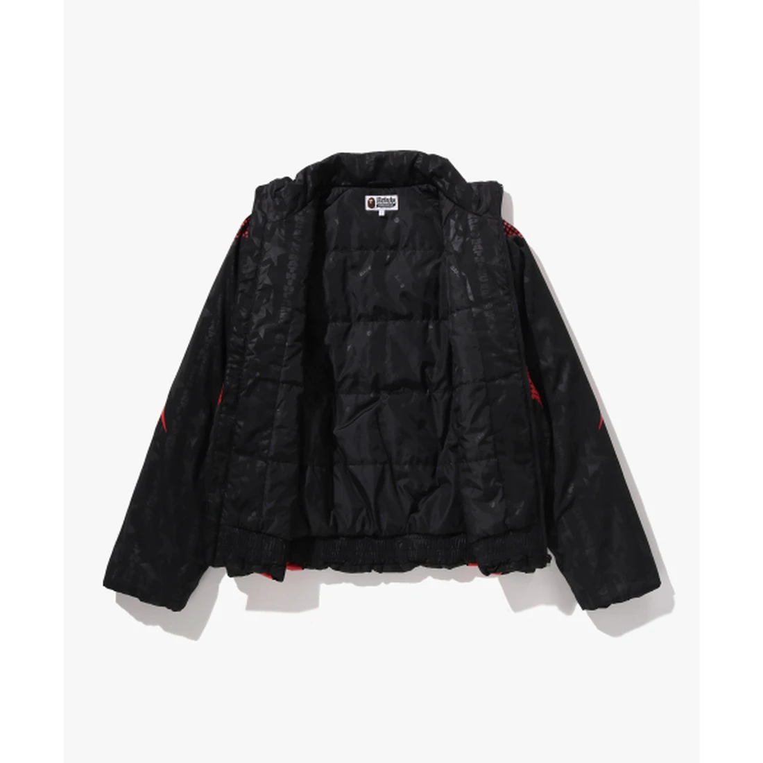 베이프 아바 프레임 모노그램 자카드 멀티 로고 패디드 자켓 M BLACK 001HJM301303MBLK