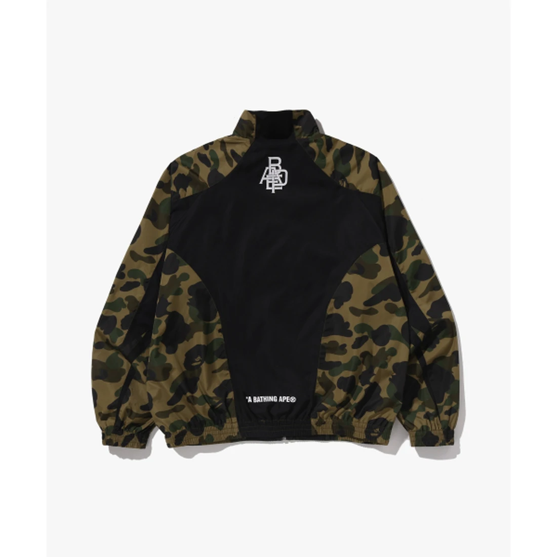 베이프 퍼스트 카모 스탠드 칼라 트랙 자켓 M GREEN 001LJM301312MGRN