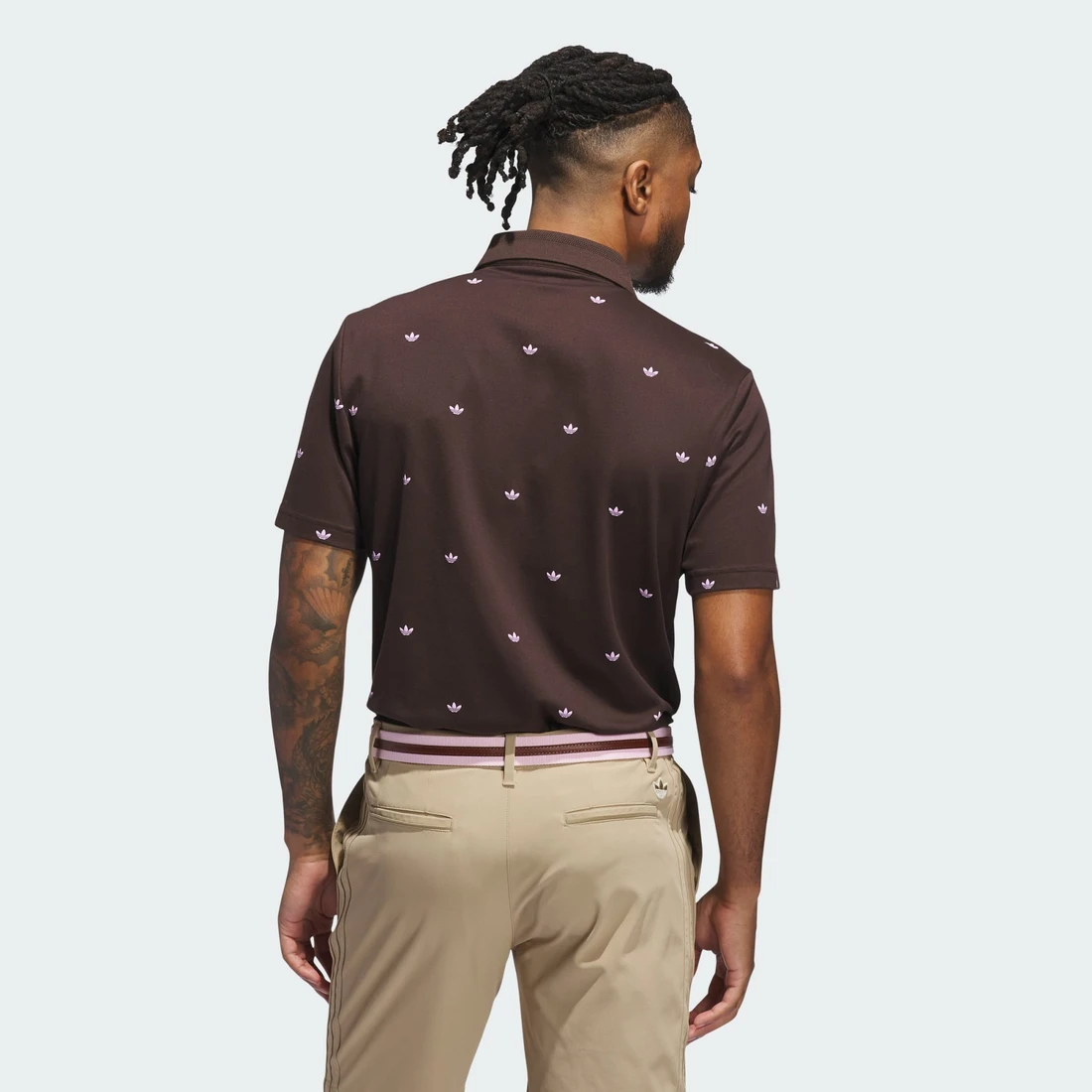 아디다스 오리지널스 프린티드 트레포일 폴로 셔츠 JX9265