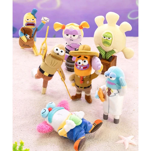 팝마트 스폰지밥 비키니 시티의 엉뚱한 친구들 인형 키링 2