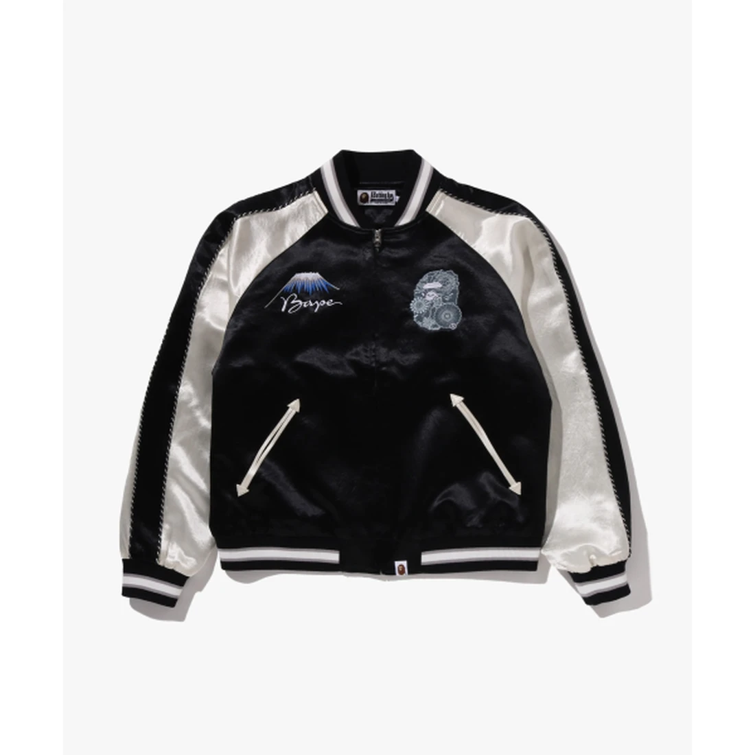 베이프 베이프 재패니즈 아트 수베니어 자켓 M NAVY 001LJM301313MNVY