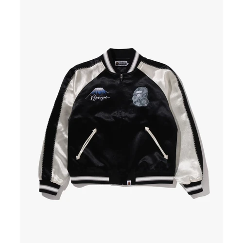 베이프 베이프 재패니즈 아트 수베니어 자켓 M NAVY