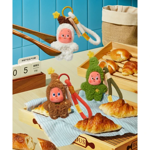 팝마트 작은별 맛있는 한 입 시리즈 구움 과자 인형 키링