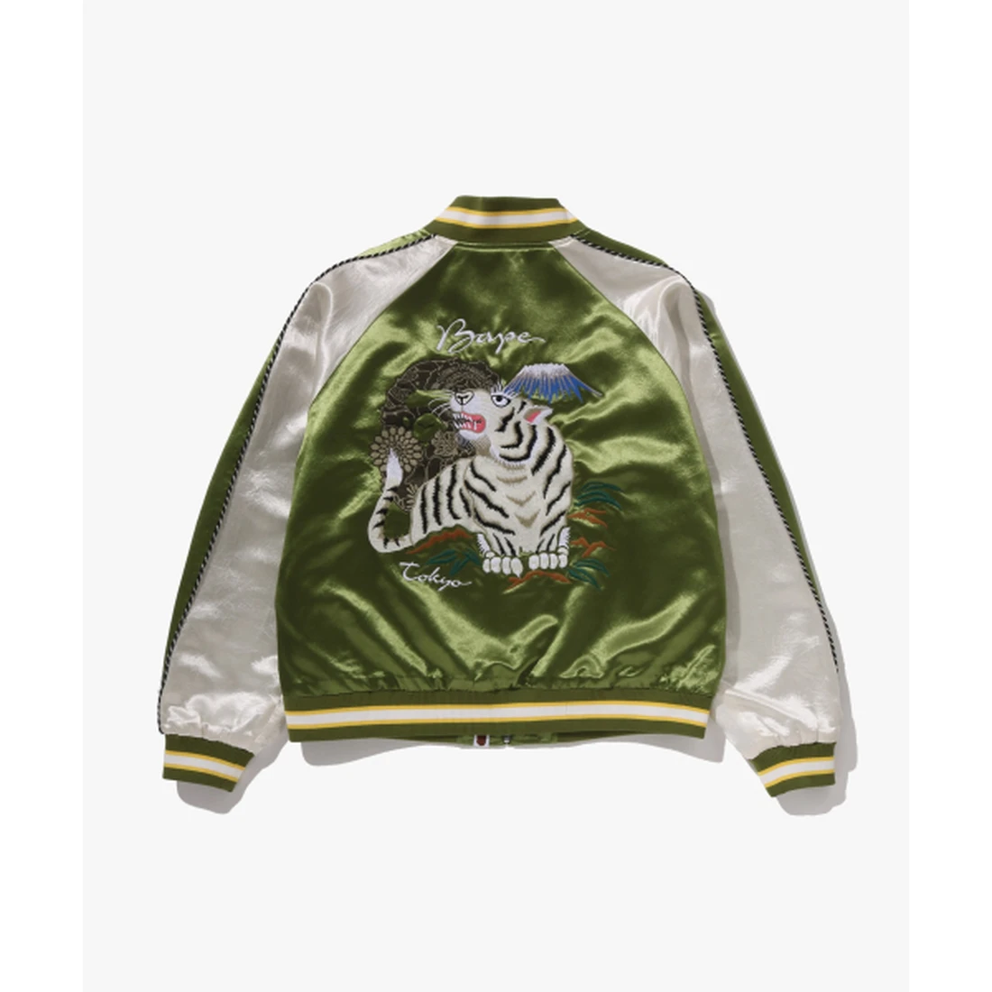 베이프 베이프 재패니즈 아트 수베니어 자켓 M OLIVEDRAB 001LJM301313MOLD