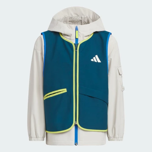 아디다스 스포츠웨어 키즈 투인원 재킷