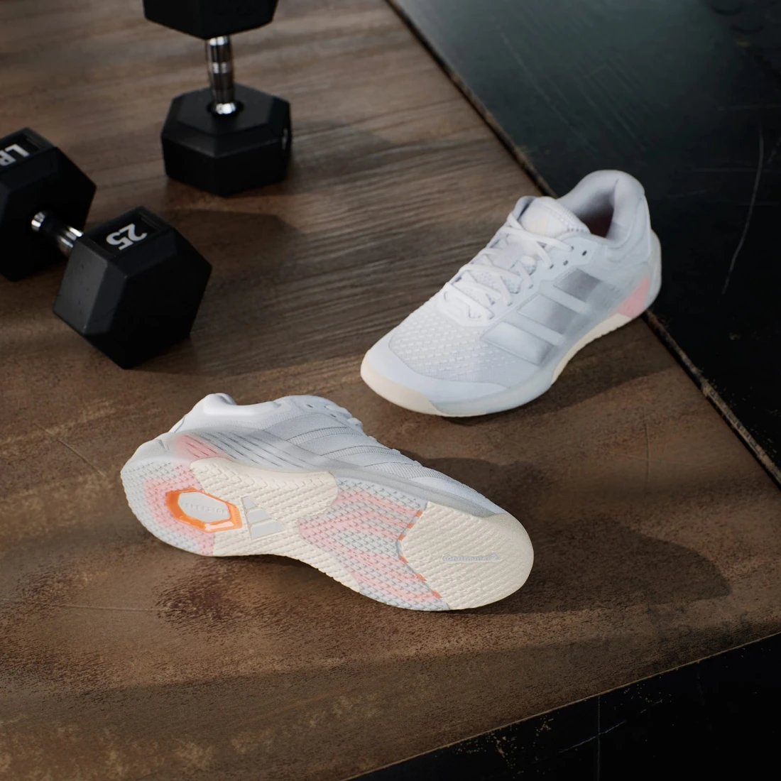 아디다스 드롭셋 4 클라우드 화이트 실버 메탈릭 우먼스 JR4666