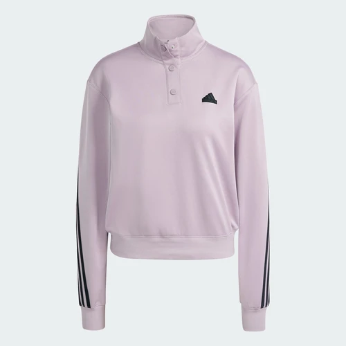 아디다스 아이코닉 랩핑 3-스트라이프 스냅 트랙 재킷