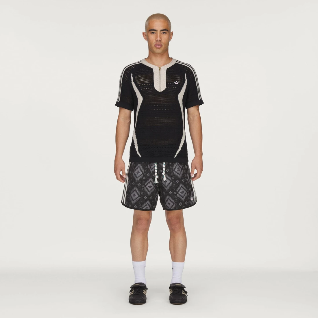 아디다스 x 에디슨 첸 클랏 헤리티지 프린트 쇼츠 카본 - US 사이즈 KE7073